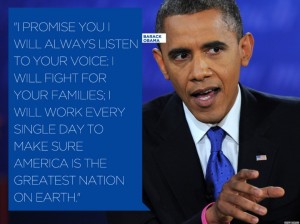 Quote from the presidential debates. www.hlntv.com